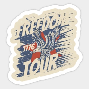 freedom tour 1776 shirt Sticker